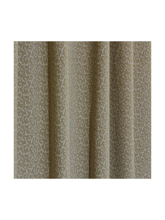 Decocraft Beige Pencil Pleat Curtain 140x270cm