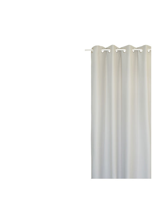 Decocraft Blackout Curtain with Grommets Ecru 140x260cm
