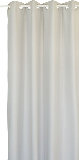 Decocraft Blackout Curtain with Grommets Ecru 140x260cm