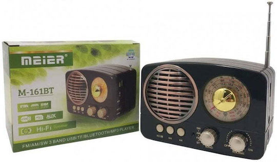 Meier M-161BT Retro cu Bluetooth Negru