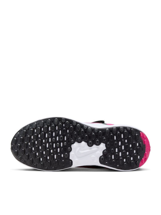 Revolution Revolution 7 Kids Sports Shoes Running with Hoop & Loop Closure Black