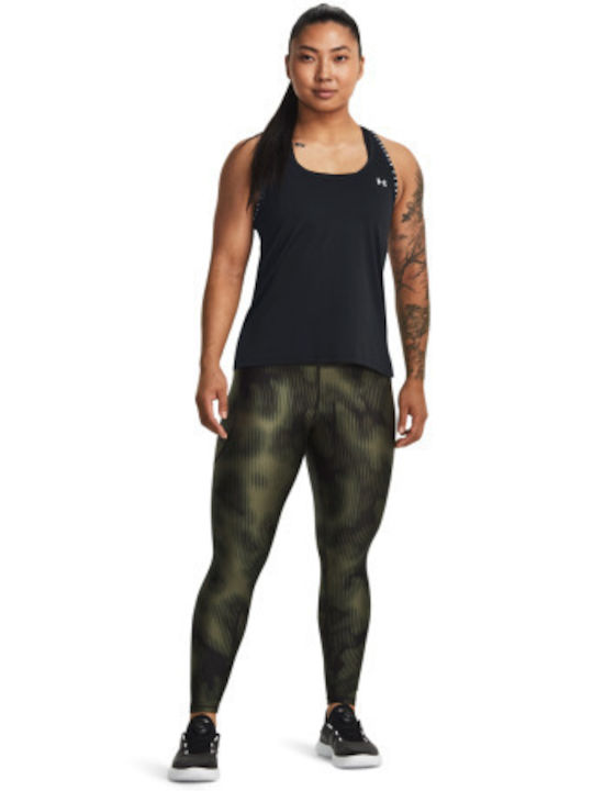 Under Armour Ua Hg Armour Γυναικείο Cropped Κολάν Χακί