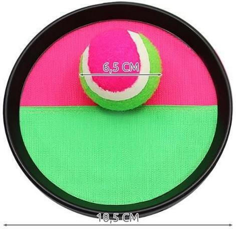 Kruzzel Velcro Rachete de Plajă pentru Copii cu Mingiuc