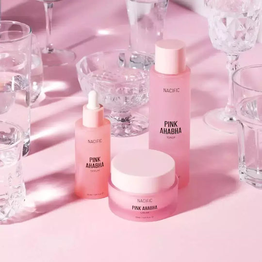 Nacific Pink Ahabha Moisturizing Serum Face with Hyaluronic Acid & Salicylic Acid for Radiance & Revitalization 50ml