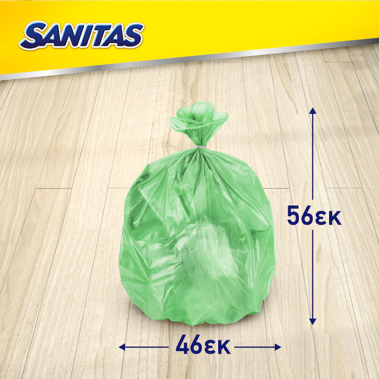 Sanitas Scented Trash Bags Capacity 25lt 46x56cm 30pcs Pink