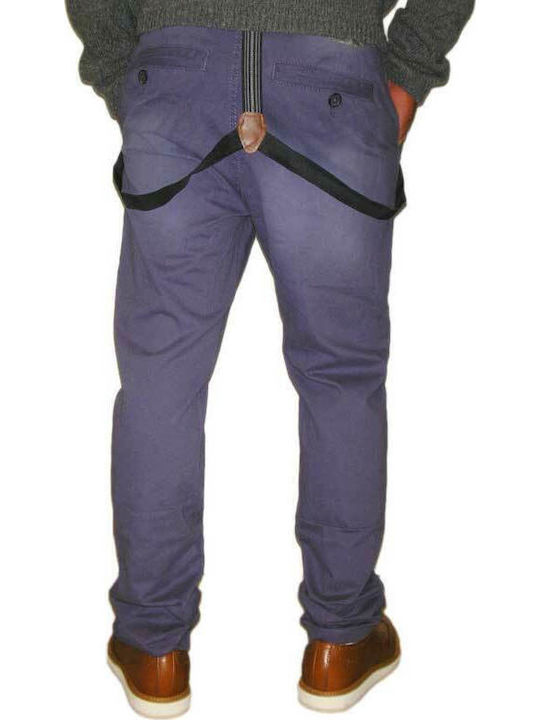 Παντελόνι Chino σε Slim Εφαρμογή Μωβ