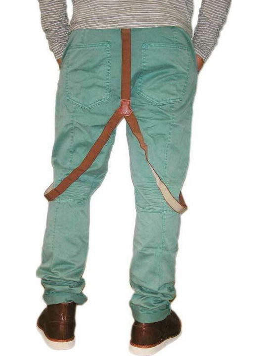 Trousers Chino in Slim Fit Green