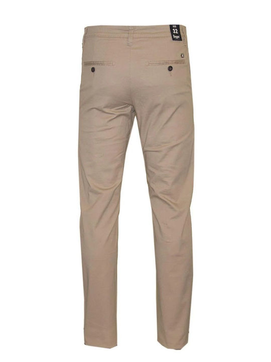 Oxygen Men's Trousers in Slim Fit Beige