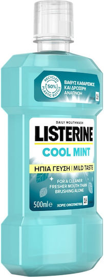 Listerine Zero Στοματικό Διάλυμα κατά της Πλάκας & της Κακοσμίας 500ml