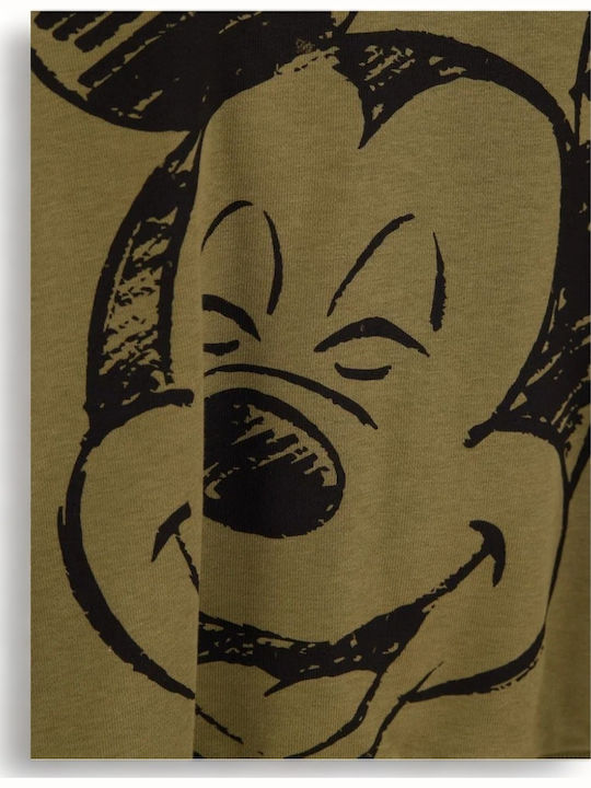 Детски Комплект Анцуг Каки 2 Бройки Mickey Mouse