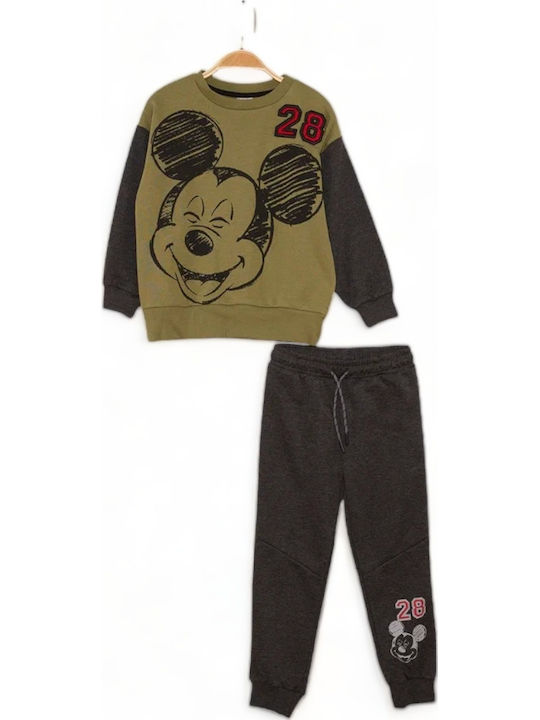 Детски Комплект Анцуг Каки 2 Бройки Mickey Mouse