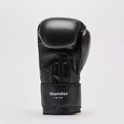 Leone 1947 Synthetic Leather Boxing Competition Gloves Black