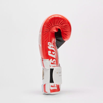 Leone 1947 Leather Boxing Competition Gloves Red