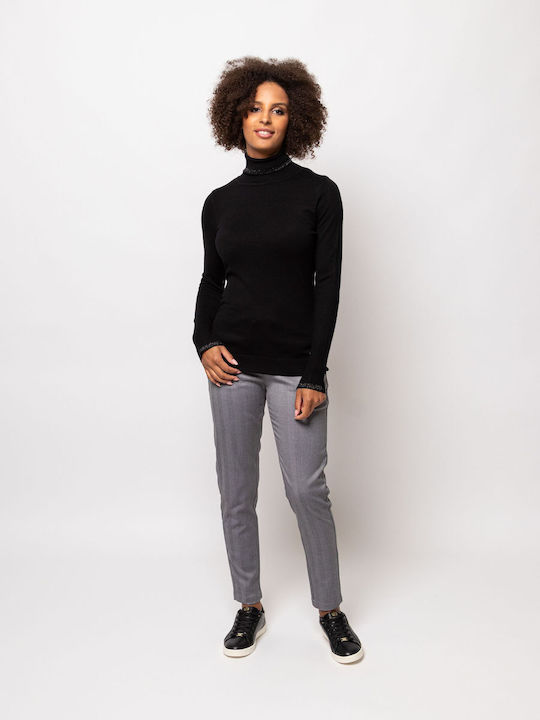 Heavy Tools Women's Long Sleeve Sweater Black