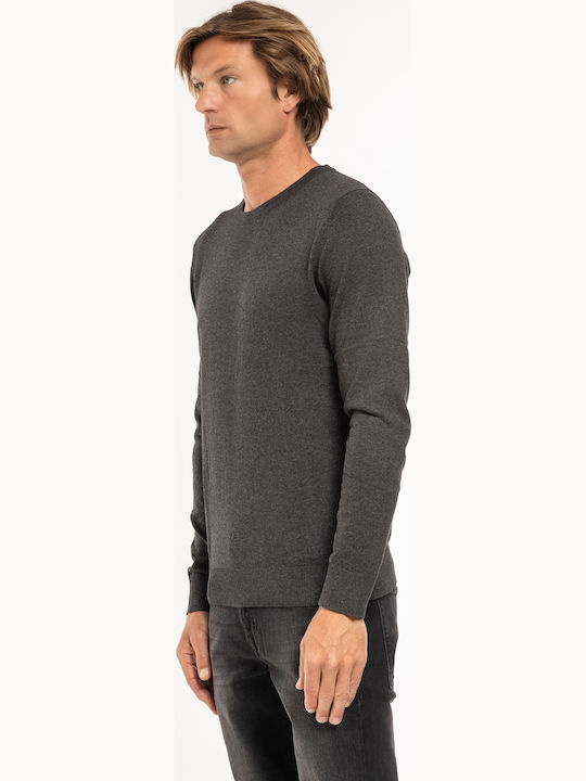 Langarm-Pullover dark grey