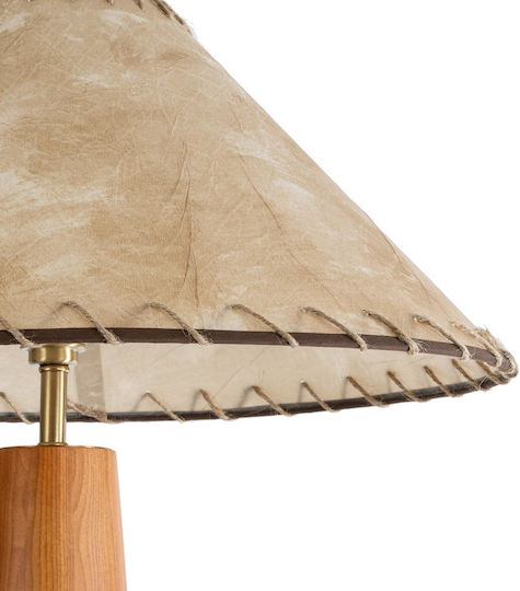 GloboStar Maspalomas Floor Lamp H145xW55cm. with Socket for Bulb E27 Beige
