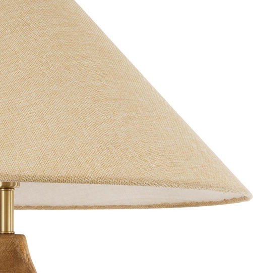 GloboStar Lafrontera Floor Lamp H140xW55cm. with Socket for Bulb E27 Beige