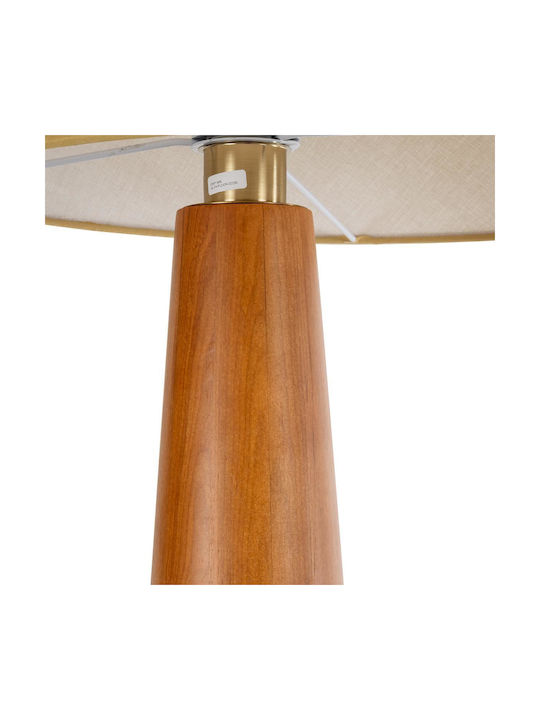 GloboStar Kauai Floor Lamp H145xW55cm. with Socket for Bulb E27 Beige