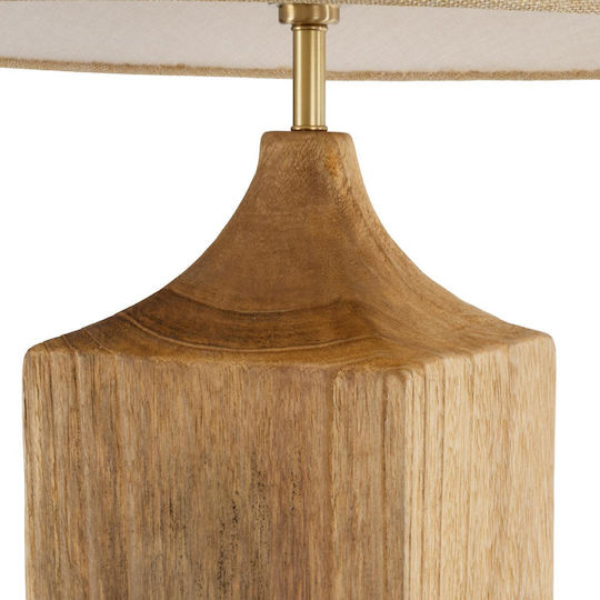 GloboStar Lafrontera Floor Lamp H140xW55cm. with Socket for Bulb E27 Beige