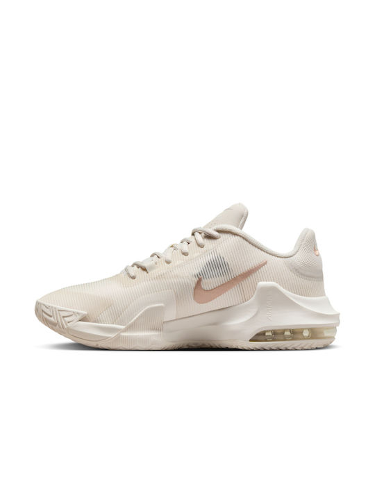 Nike Air Max Impact 4 cu talpă joasă Pantofi de baschet Bej