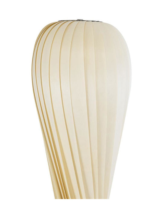 GloboStar Praia Floor Lamp H145xW25cm. with Socket for Bulb E27 Beige