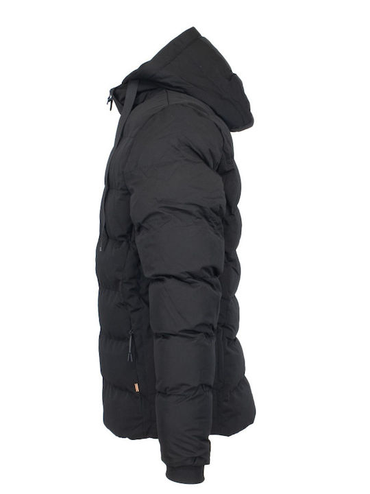 Explorer Men's Winter Puffer Jacket BLACK