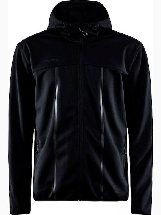 Winter Jacket Softshell Waterproof and Windproof Black