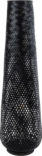 GloboStar Mamizu Stehleuchte H93xB28cm. mit Fassung für Lampe E27 Schwarz