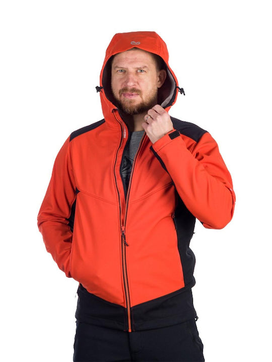 Geci Barbati Softshell Waterproof și cu protecție împotriva vântului Culoare Full Face Roșu