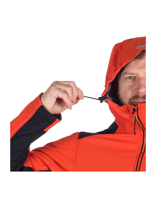 Geci Barbati Softshell Waterproof și cu protecție împotriva vântului Culoare Full Face Roșu