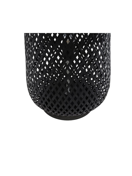 GloboStar Mamizu Floor Lamp H93xW28cm. with Socket for Bulb E27 Black