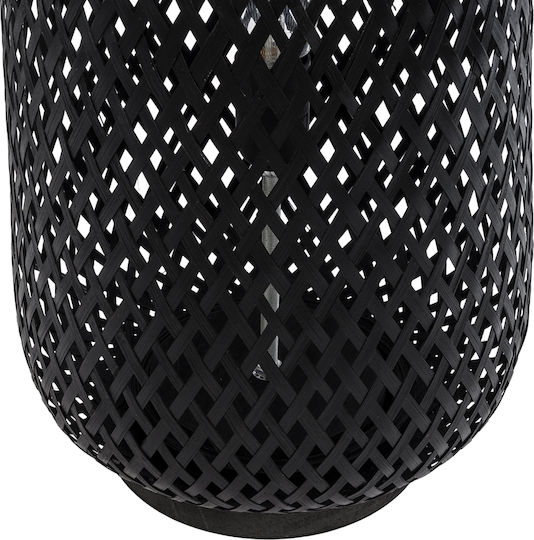 GloboStar Mamizu Stehleuchte H93xB28cm. mit Fassung für Lampe E27 Schwarz