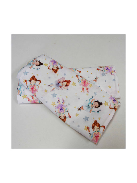Decocraft Set Baby Bettlaken Für Wiege Baumwolle Rosa 70x110cm 2Stück