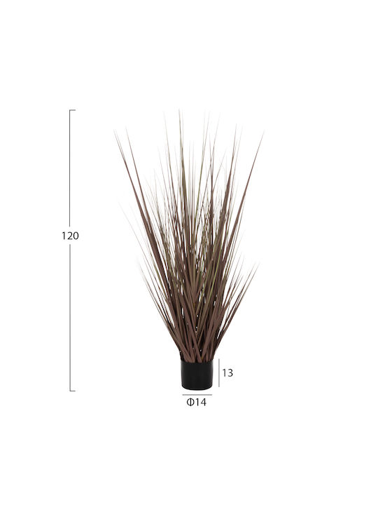 HomeMarkt Artificial Plant in Pot Brown 120cm 1pcs