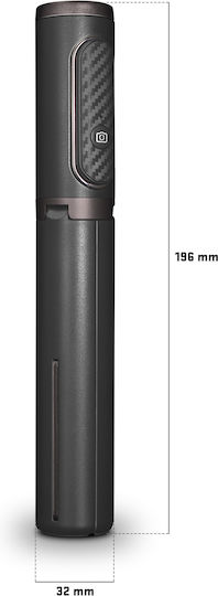 Yenkee Selfie-Stick Handy-Stative Bluetooth-Schwarz