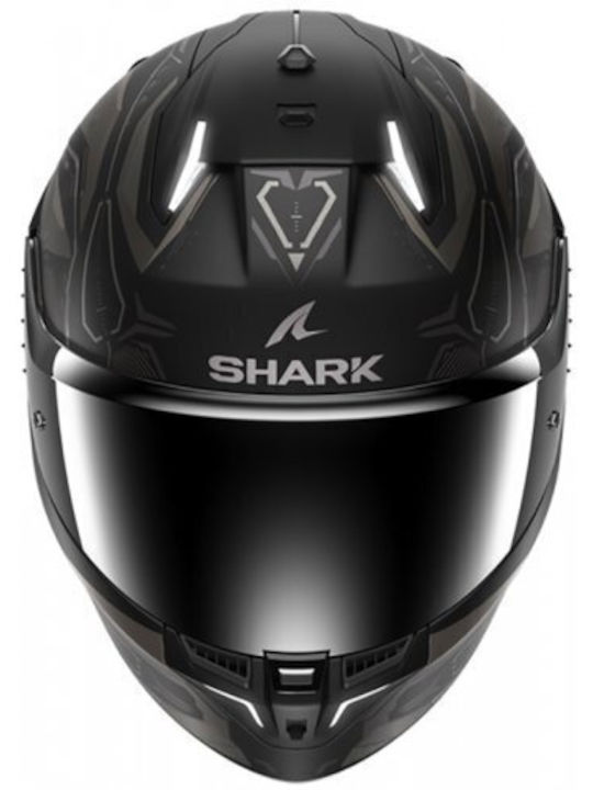 Shark Skwal I3 Linik Mat Black / Anthracite Motorradhelm Volles Gesicht ECE 22.06 1585gr