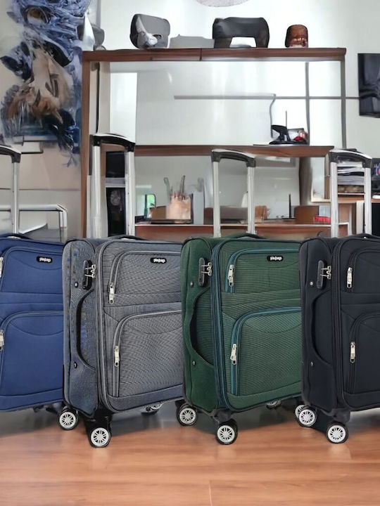 Playbags Βαλίτσα Μεσαία Γκρι