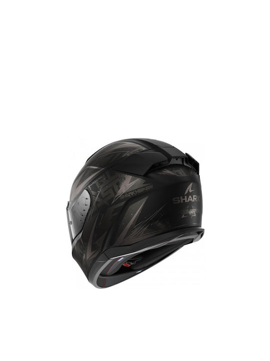Shark D-skwal 3 Blast-R Mat Black / Anthracite Κράνος Μηχανής Full Face ECE 22.06 1540gr με Pinlock και Sunvisor