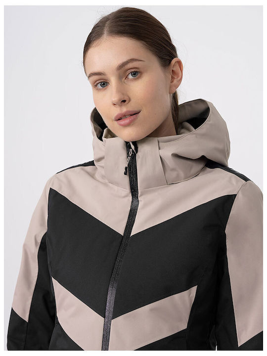 4F 4FAW23TTJAF338-83S Jachetă pentru Schi & Snowboard Black