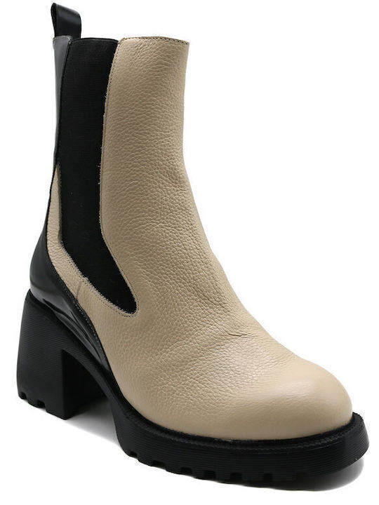 Wonders Wild I Women's Chelsea Boots Beige