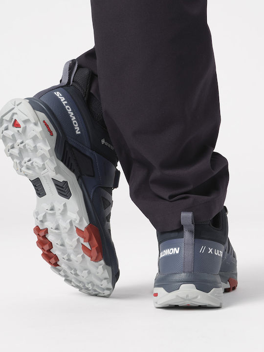 Salomon X Ultra 4 Gtx Ανδρικά Ορειβατικά Παπούτσια Αδιάβροχα με Μεμβράνη Gore-Tex Γκρι