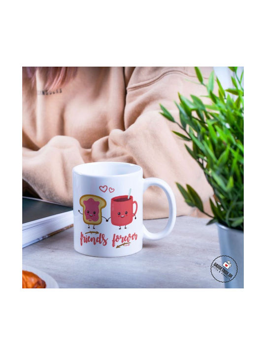 Mug Ceramic White 1pcs