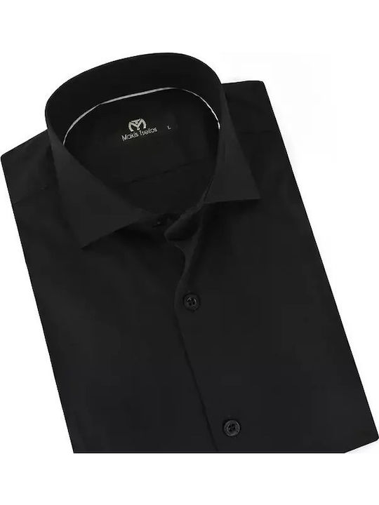 Cu mânecă lungă Cămașă Negru