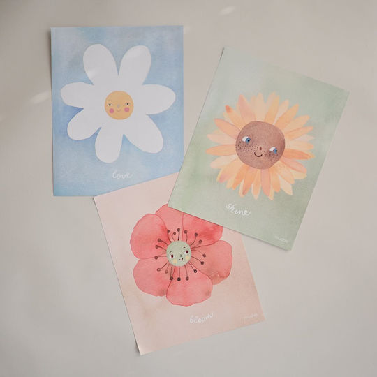 Mushie Kids Poster 29.7x21cm