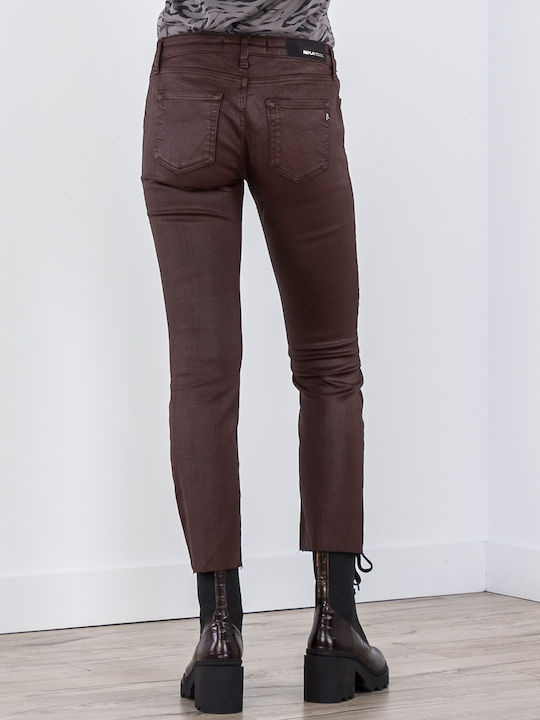 Damen Stoff Capri Hose in Schlanker Passform ''''''