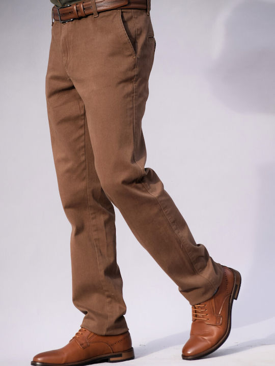 Cotton Green Pantaloni pentru bărbați Chino camel (code