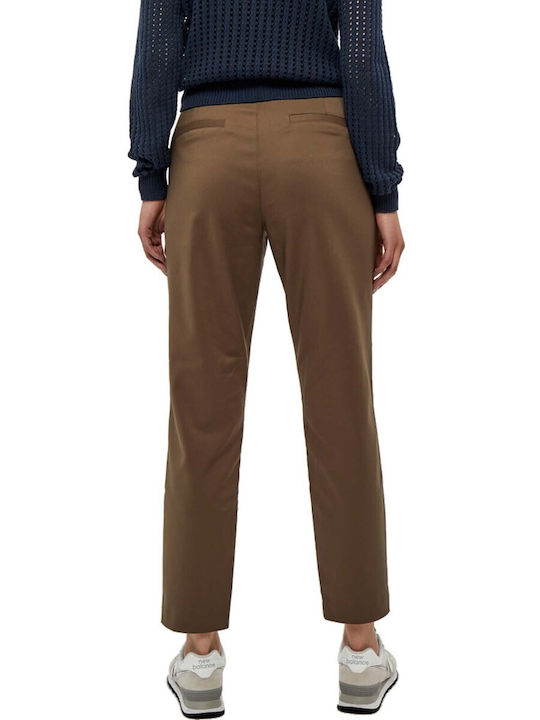 Peppercorn Women's Fabric Trousers coffee