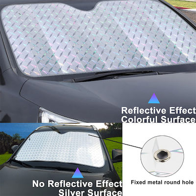 Autoline Car Windshield Sun Shade with Suction Cup 145x70cm