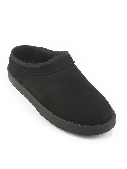 Fshoes Winter Women's Slippers in Black color