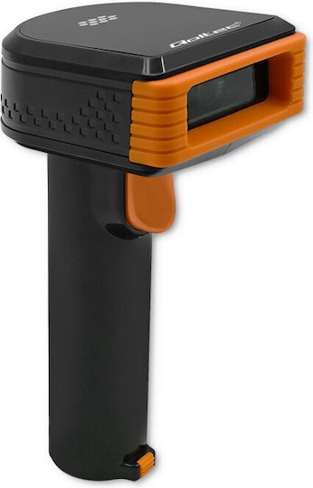 Qoltec Handheld-Scanner Drahtlos mit 2D- und QR-Barcode-Lesefunktion